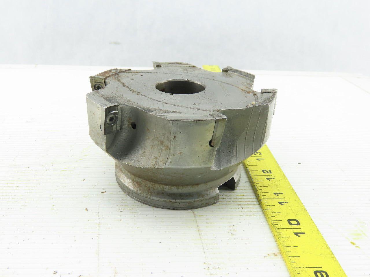 Walter F3042-400125R 4.5" Indexable Face Shell Mill Cutter 1-1/2" Arbor 6 Flute