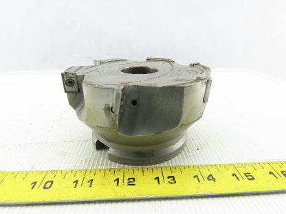 Walter F3042-400125R 4.5" Indexable Face Shell Mill Cutter 1-1/2" Arbor 6 Flute