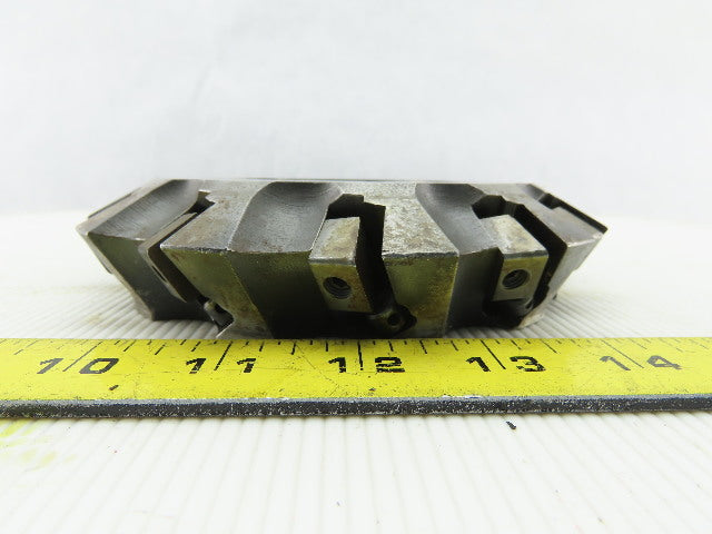 Dijet 6-5/8" Indexable Face Shell LH Mill Cutter 3" Arbor 12 Flute