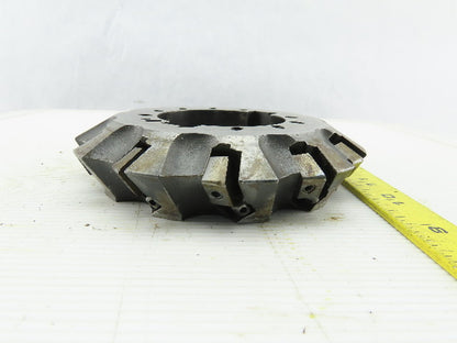 Dijet 6-5/8" Indexable Face Shell LH Mill Cutter 3" Arbor 12 Flute