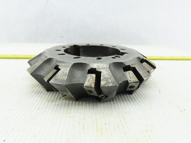 Dijet 6-5/8" Indexable Face Shell LH Mill Cutter 3" Arbor 12 Flute