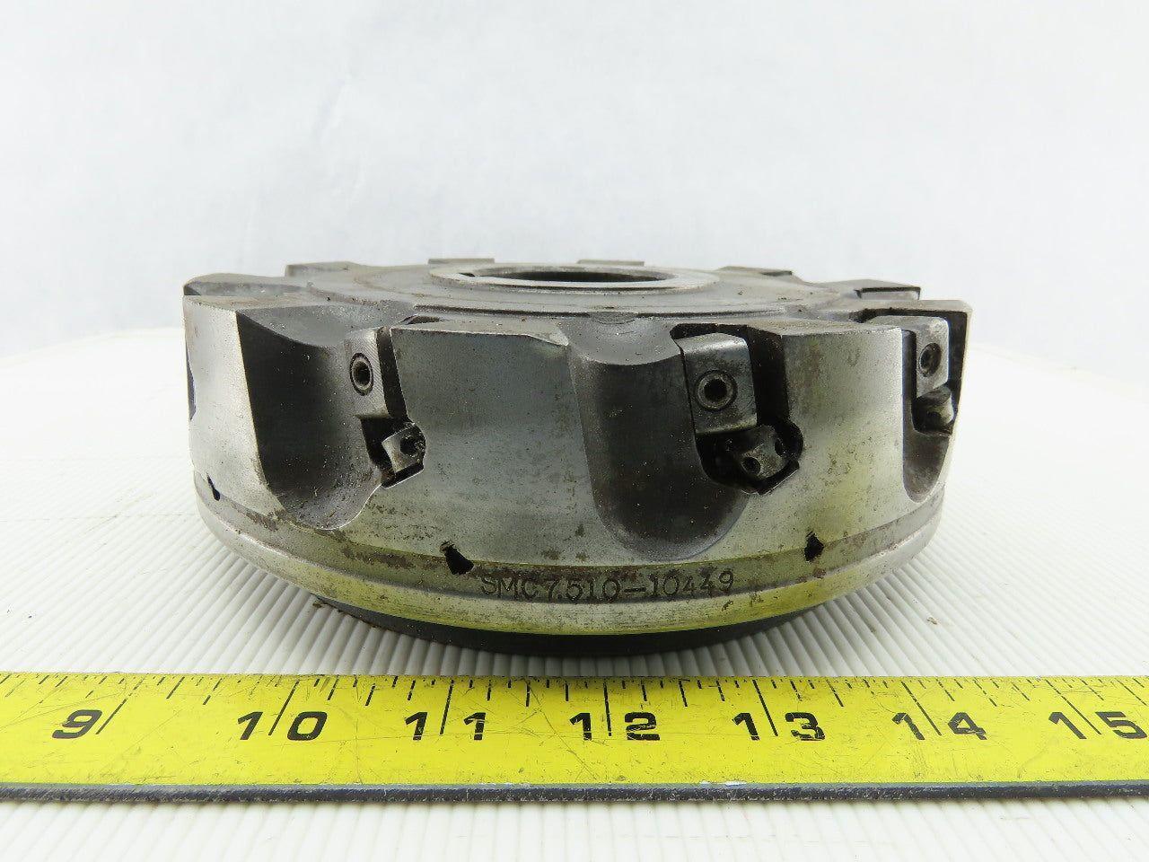 Dijet SMC75010-10449 7-1/2" Indexable Face Shell Mill Cutter 2" Arbor 10 Flute