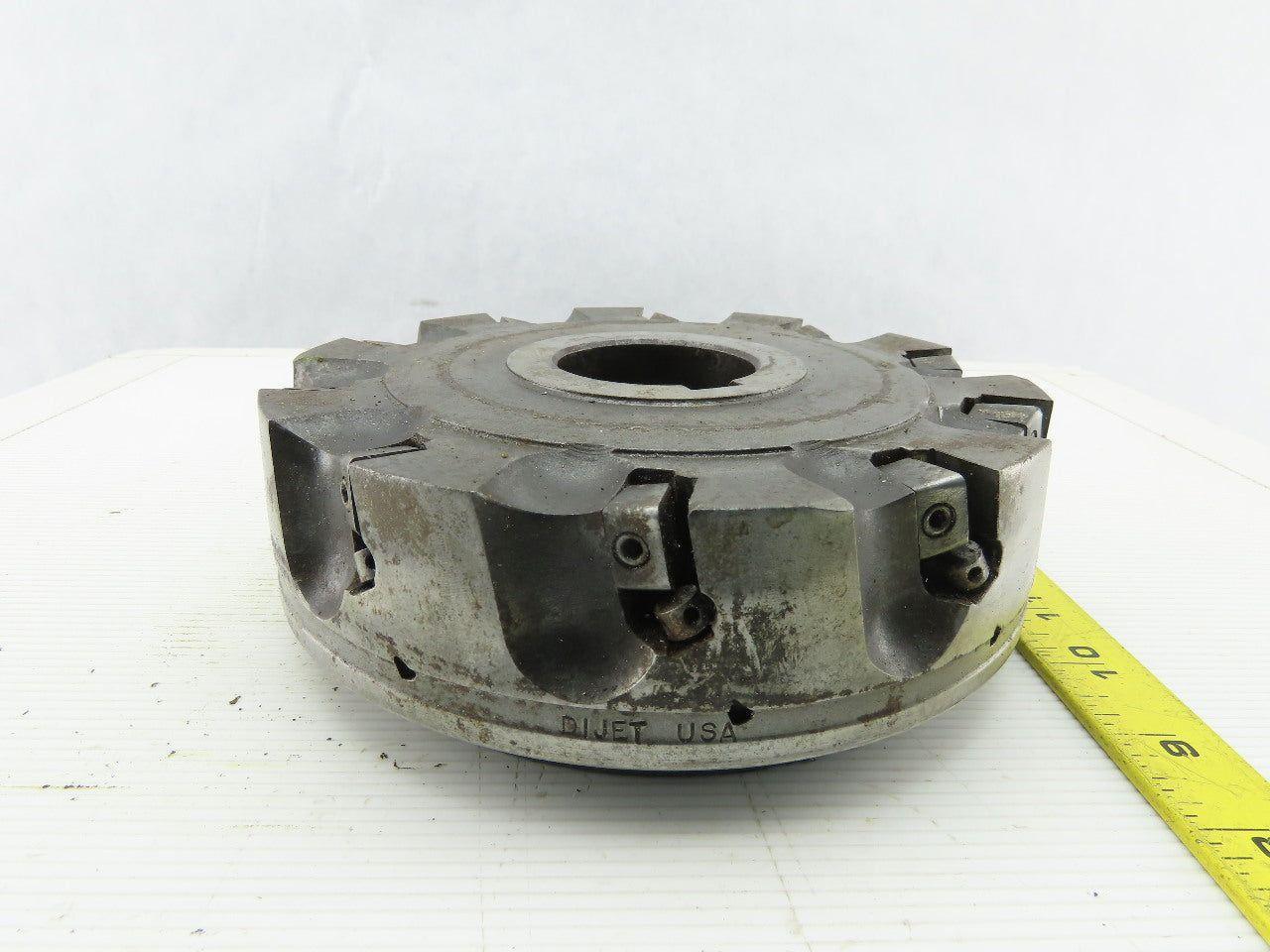 Dijet SMC75010-10449 7-1/2" Indexable Face Shell Mill Cutter 2" Arbor 10 Flute