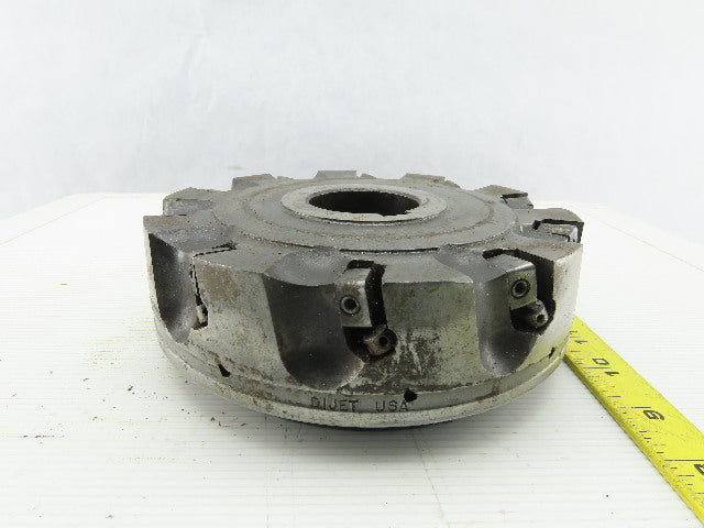 Dijet SMC75010-10449 7-1/2" Indexable Face Shell Mill Cutter 2" Arbor 10 Flute