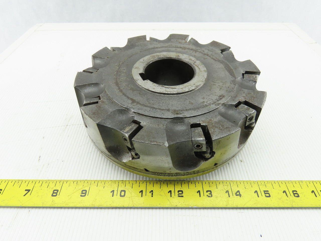 Dijet SMC75010-10449 7-1/2" Indexable Face Shell Mill Cutter 2" Arbor 10 Flute