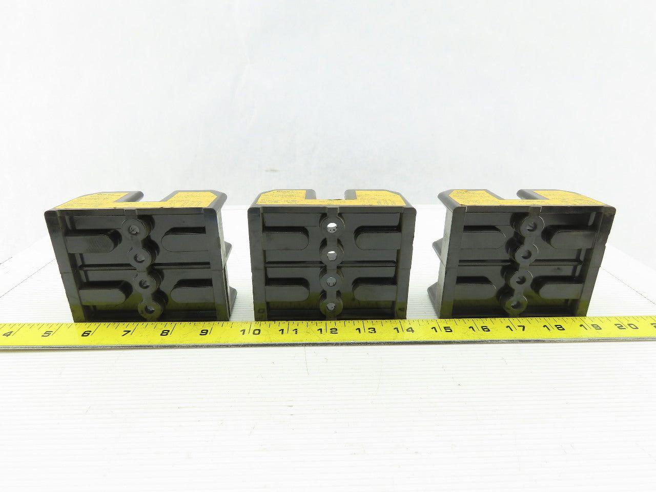 Buss J60030-2COR 2 Pole Class J Fuse Holder Block 600V 30A Lot of 3