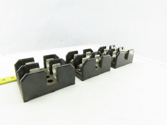 Buss J60030-2COR 2 Pole Class J Fuse Holder Block 600V 30A Lot of 3
