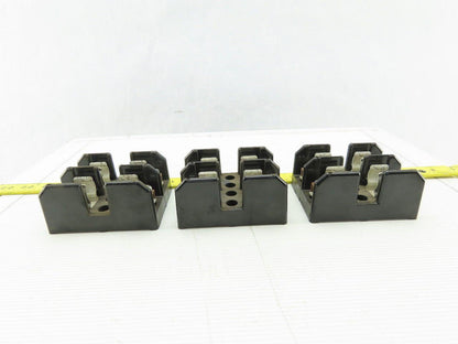 Buss J60030-2COR 2 Pole Class J Fuse Holder Block 600V 30A Lot of 3