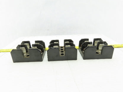 Buss J60030-2COR 2 Pole Class J Fuse Holder Block 600V 30A Lot of 3