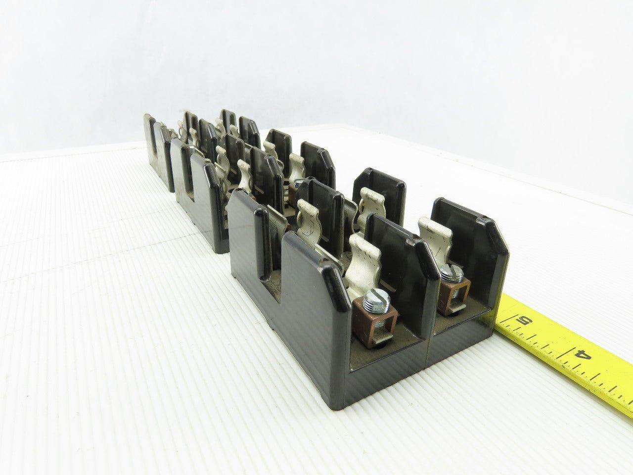 Buss J60030-2COR 2 Pole Class J Fuse Holder Block 600V 30A Lot of 3
