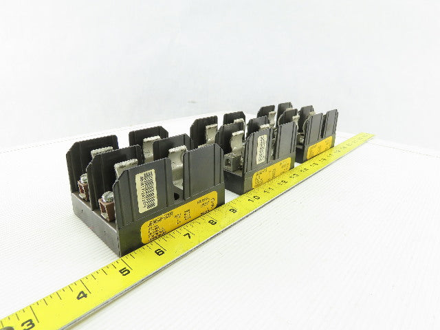 Buss J60060-2COR 600V 60A 2P Class J Fuse Holder Lot of 3