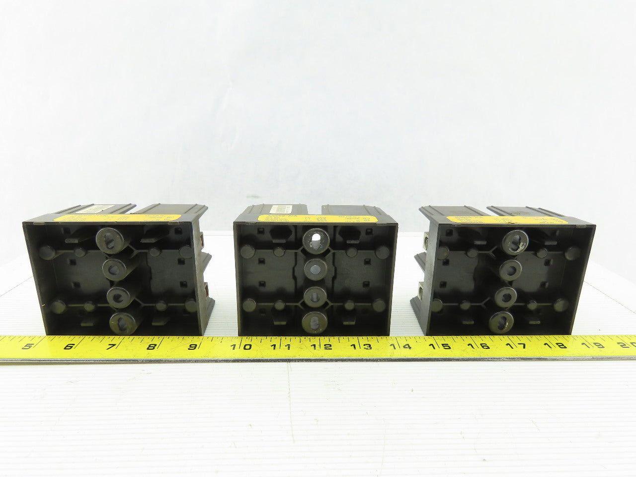Buss J60060-2COR 600V 60A 2P Class J Fuse Holder Lot of 3