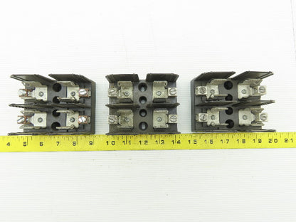 Buss J60060-2COR 600V 60A 2P Class J Fuse Holder Lot of 3