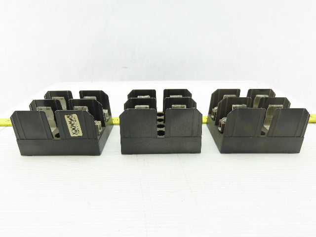Buss J60060-2COR 600V 60A 2P Class J Fuse Holder Lot of 3
