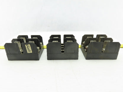 Buss J60060-2COR 600V 60A 2P Class J Fuse Holder Lot of 3