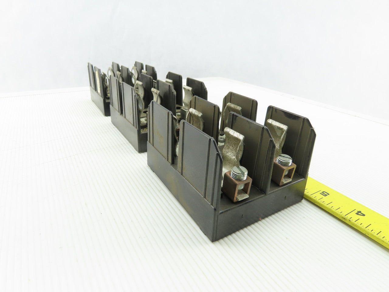 Buss J60060-2COR 600V 60A 2P Class J Fuse Holder Lot of 3