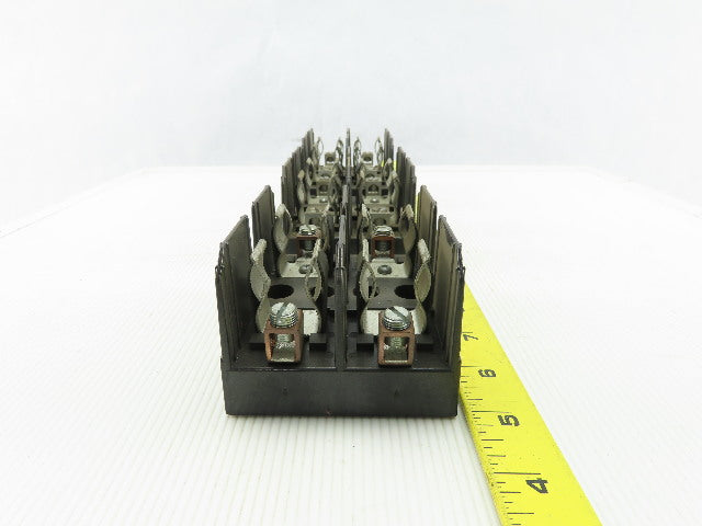 Buss J60060-2COR 600V 60A 2P Class J Fuse Holder Lot of 3