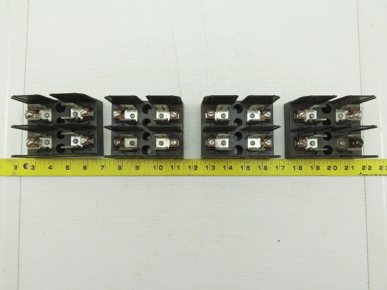 Buss J60030-2COR 2 Pole Class J Fuse Holder Block 600V 30A Lot of 4