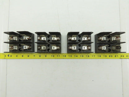 Buss J60030-2COR 2 Pole Class J Fuse Holder Block 600V 30A Lot of 4