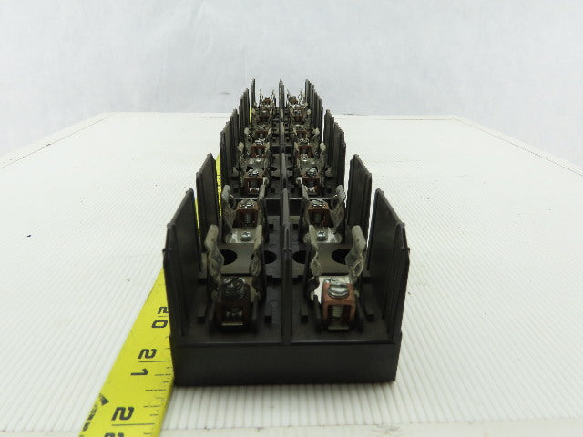 Buss J60030-2COR 2 Pole Class J Fuse Holder Block 600V 30A Lot of 4