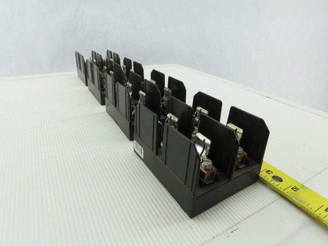 Buss J60030-2COR 2 Pole Class J Fuse Holder Block 600V 30A Lot of 4