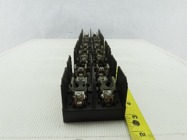 Buss J60030-2COR 2 Pole Class J Fuse Holder Block 600V 30A Lot of 4