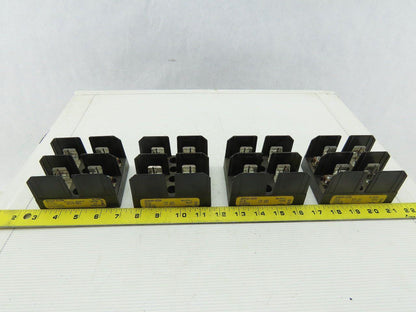 Buss J60030-2COR 2 Pole Class J Fuse Holder Block 600V 30A Lot of 4