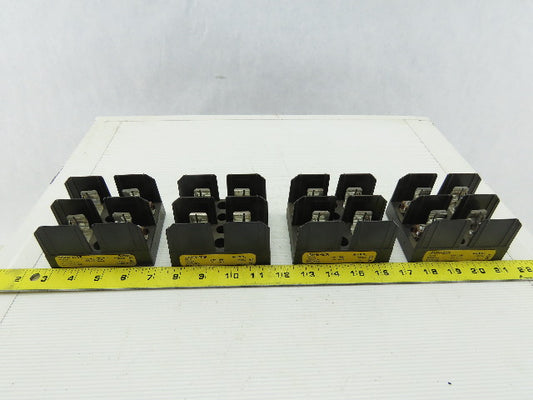 Buss J60030-2COR 2 Pole Class J Fuse Holder Block 600V 30A Lot of 4