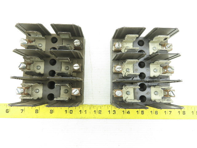Buss J60060-3COR 3 Pole Fuse Holder 600 V 60 Amp Lot of 2
