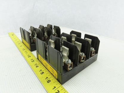 Buss J60060-3COR 3 Pole Fuse Holder 600 V 60 Amp Lot of 2