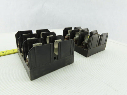 Buss J60060-3COR 3 Pole Fuse Holder 600 V 60 Amp Lot of 2