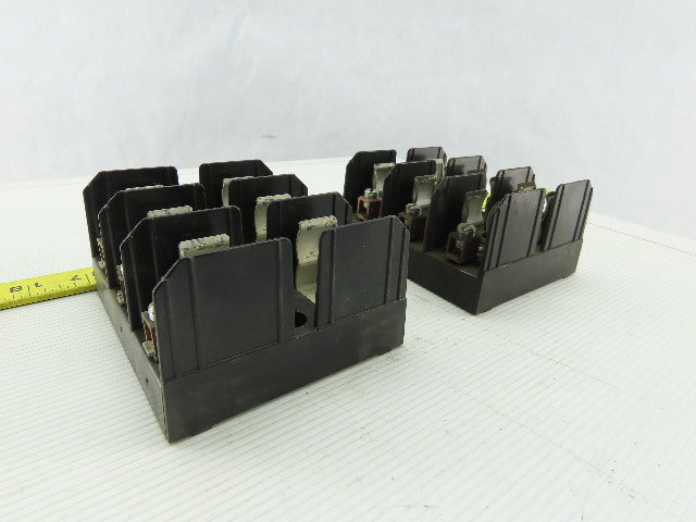 Buss J60060-3COR 3 Pole Fuse Holder 600 V 60 Amp Lot of 2