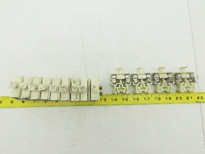 Allen Bradley 1492-CE Terminal Block W/Fuses Din Rain Lot of 13