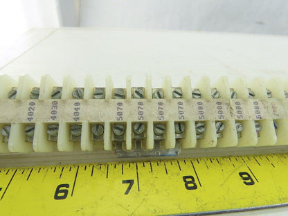 Allen Bradley 1492-F DIN Rail Mount Terminal Block/Strip 300V 22-14AWG Lot of 60