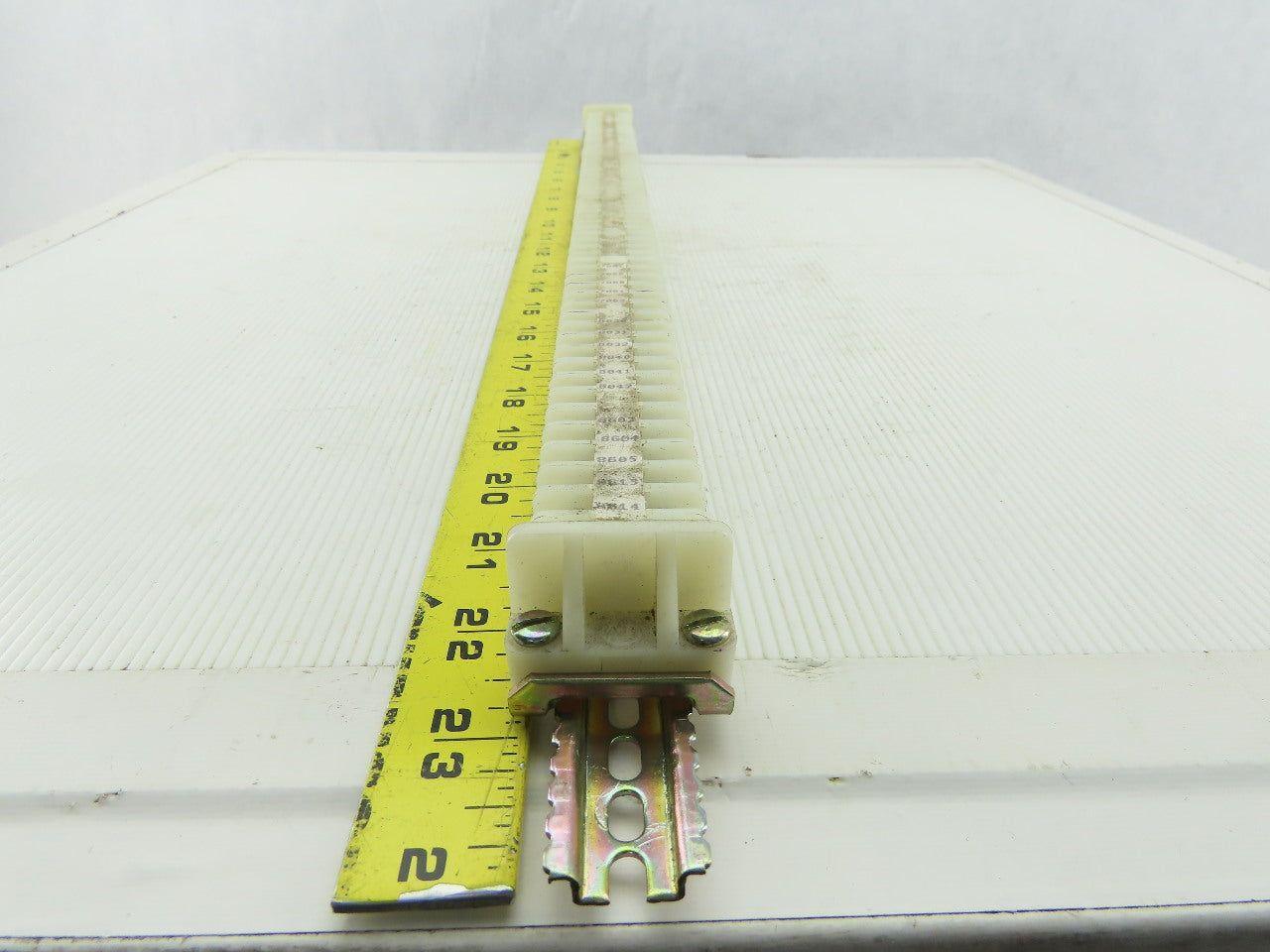 Allen Bradley 1492-F DIN Rail Mount Terminal Block/Strip 300V 22-14AWG Lot of 60