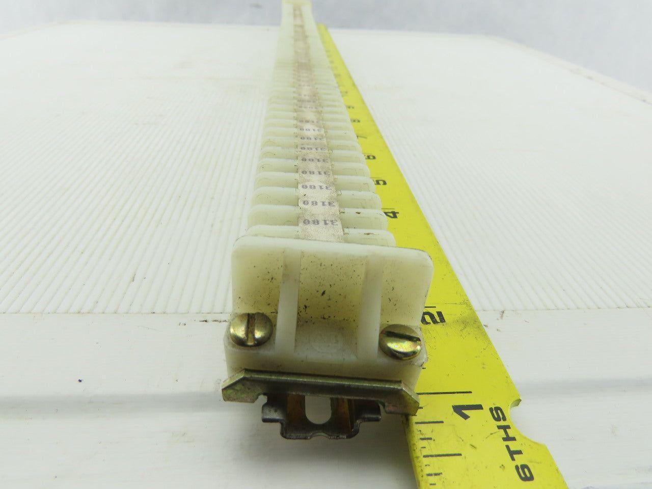 Allen Bradley 1492-F DIN Rail Mount Terminal Block/Strip 300V 22-14AWG Lot of 60