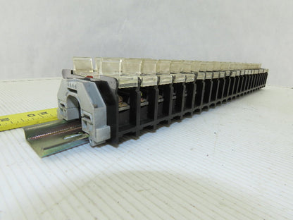 Idec BAF111SDU 24V 10A Fuse Holder W/Indicator 18-10AWG On DIN Rail Lot of 23