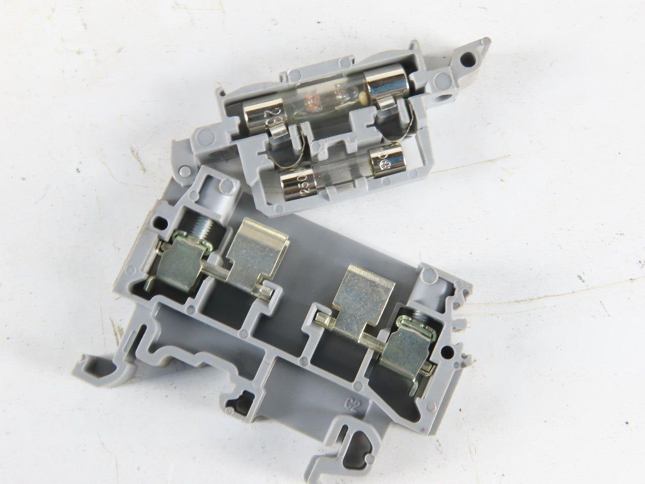 Entrelec M4/8S 6.3 A MAXI Terminal Block Fuse Holder AB Fuse Holder Lot of 158