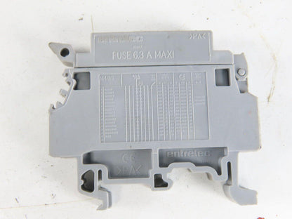Entrelec M4/8S 6.3 A MAXI Terminal Block Fuse Holder AB Fuse Holder Lot of 158