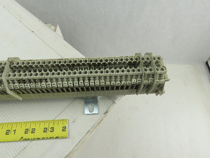 Weidmuller WK4/U Mixed Terminal Block DIN Rail 600V 40A Lot of 123