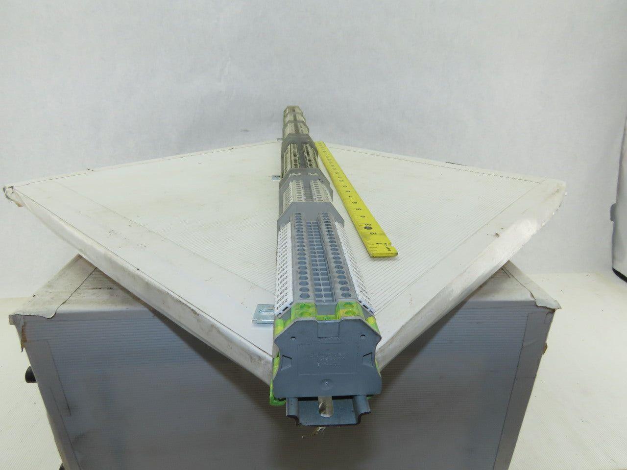 Weidmuller WK4/U Mixed Terminal Block DIN Rail 600V 40A Lot of 123