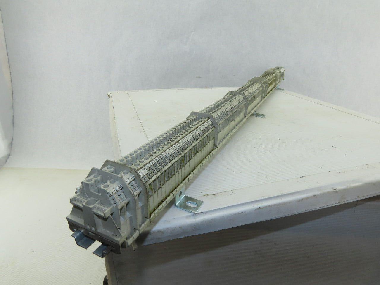 Weidmuller WK4/U Mixed Terminal Block DIN Rail 600V 40A Lot of 123