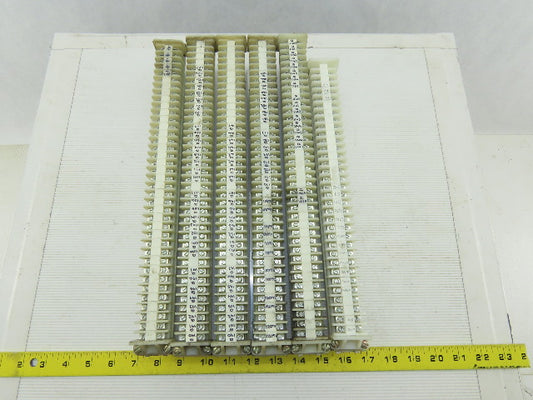 Allen Bradley 1492 F DIN Rail Mount Terminal Block 300V 22-14AWG Lot of 127