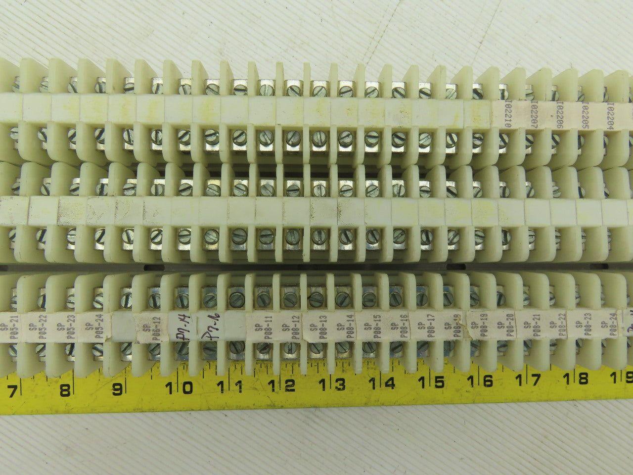 Allen Bradley 1492-F DIN Rail Mount Terminal Block 300V 22-14AWG Lot of 259