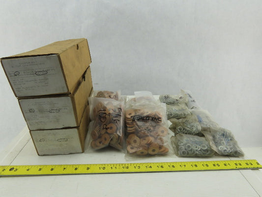 Tapco Flat Countersunk Head Elevator Bolts Lock Washers Nuts Leather Washers