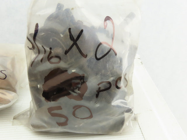 Tapco 5/16-18x1-1/2 Flat Countersunk Bolts W/Washers And Hex Nuts Bulk Lot