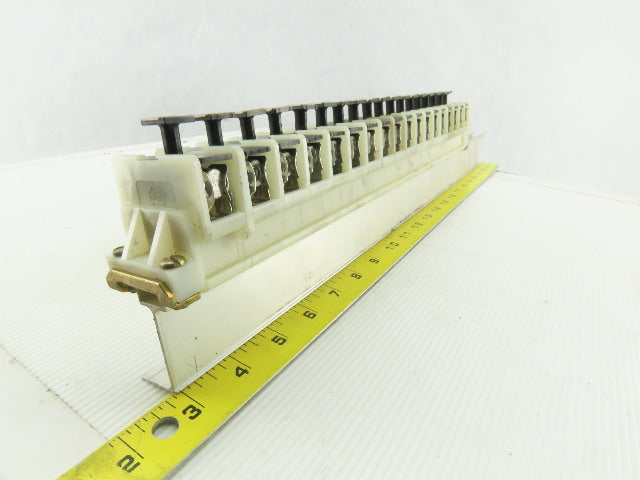 Allen Bradley 1492-CE Terminal Blocks Din Rail W/Fuse Gould GFN1 125VAC 18 Pcs