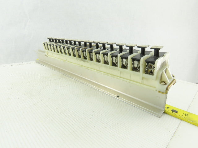 Allen Bradley 1492-CE Terminal Blocks Din Rail W/Fuse Gould GFN1 125VAC 18 Pcs