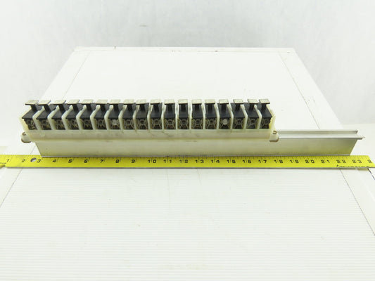 Allen Bradley 1492-CE Terminal Blocks Din Rail W/Fuse Gould GFN1 125VAC 18 Pcs