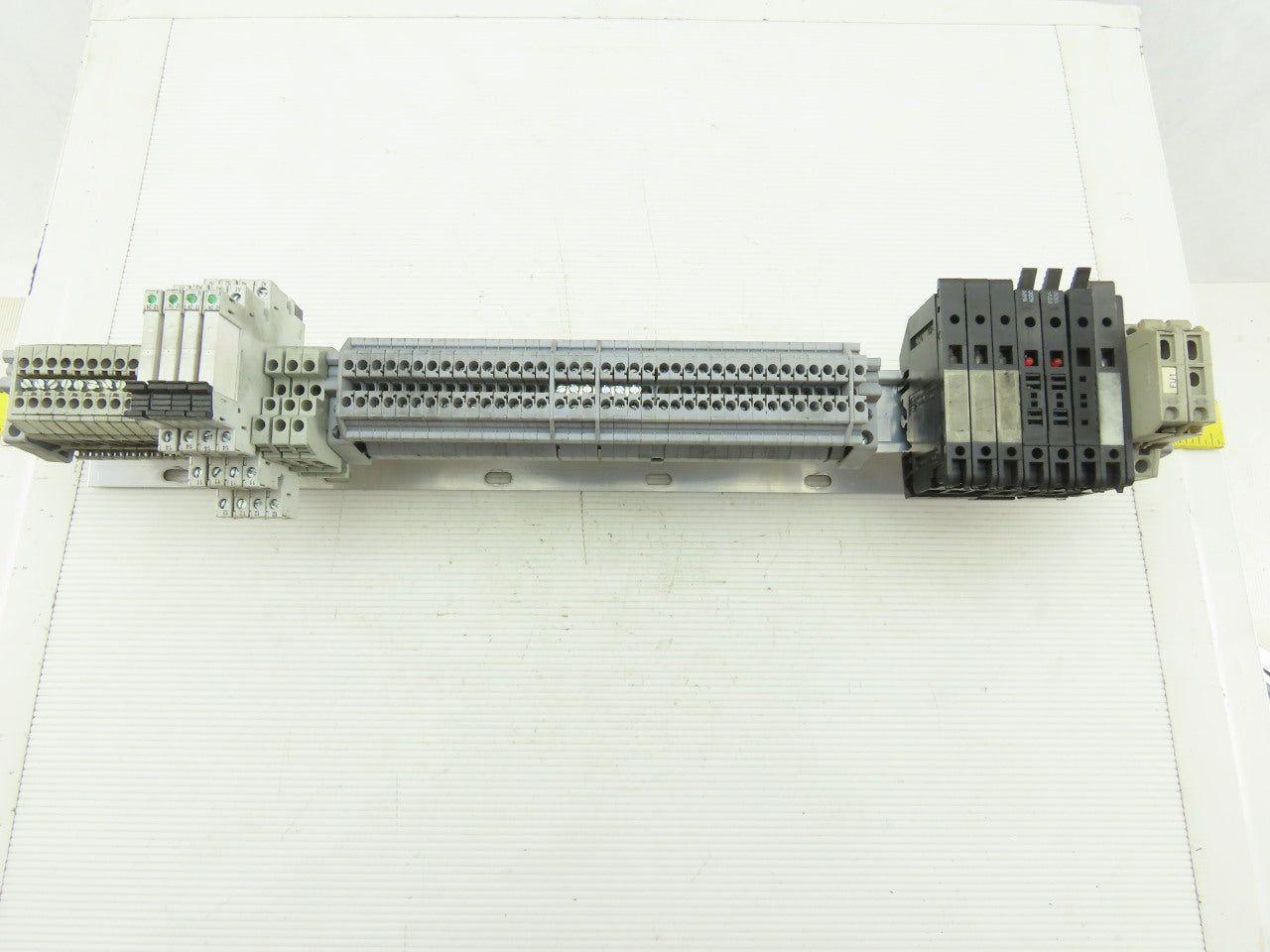 Allen Bradley 1492-H Mixed Lot DIN Rail Fuse Holders Terminal Blocks Lot of 63